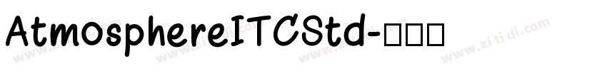 AtmosphereITCStd字体转换