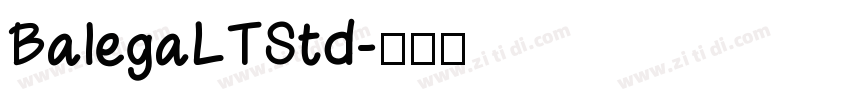 BalegaLTStd字体转换