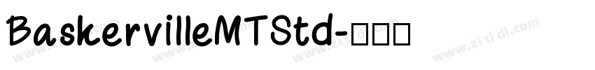 BaskervilleMTStd字体转换