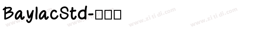 BaylacStd字体转换