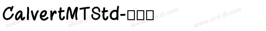 CalvertMTStd字体转换