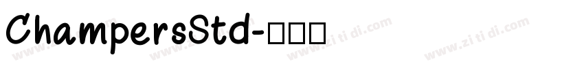 ChampersStd字体转换