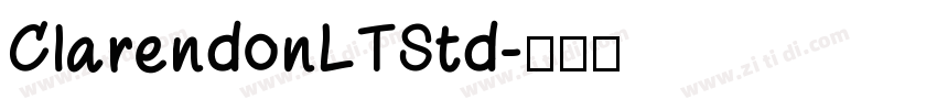 ClarendonLTStd字体转换