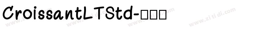 CroissantLTStd字体转换