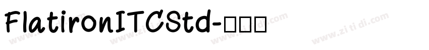 FlatironITCStd字体转换