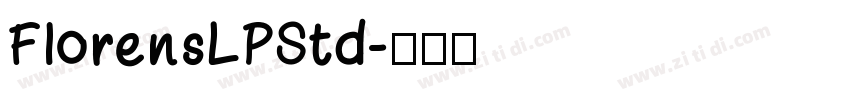 FlorensLPStd字体转换