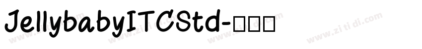 JellybabyITCStd字体转换