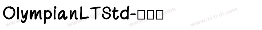 OlympianLTStd字体转换