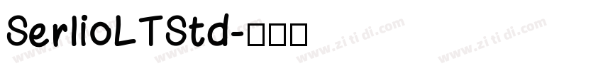 SerlioLTStd字体转换