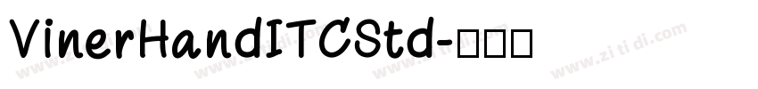 VinerHandITCStd字体转换