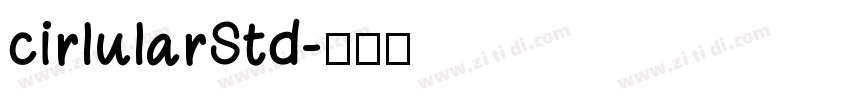 cirlularStd字体转换