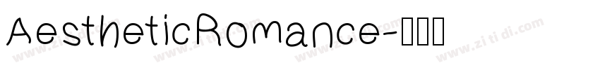 AestheticRomance字体转换