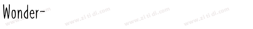 Wonder字体转换