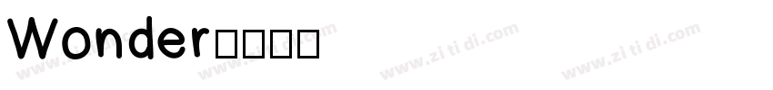 Wonder字体转换