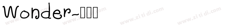 Wonder字体转换