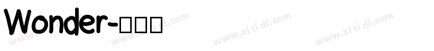 Wonder字体转换