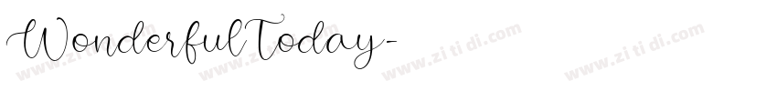 WonderfulToday字体转换