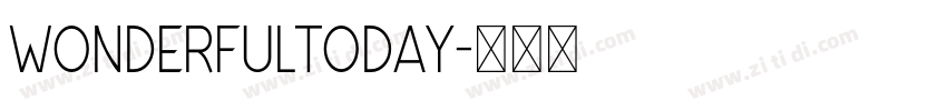 WonderfulToday字体转换