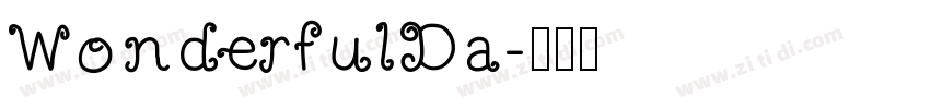 WonderfulDa字体转换
