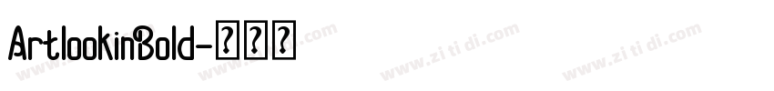 ArtlookinBold字体转换