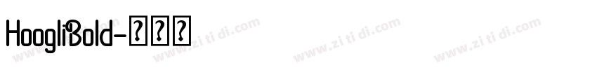 HoogliBold字体转换