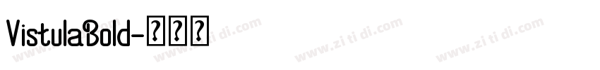 VistulaBold字体转换