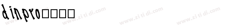dinpro字体转换