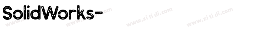 SolidWorks字体转换