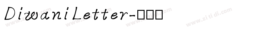 DiwaniLetter字体转换
