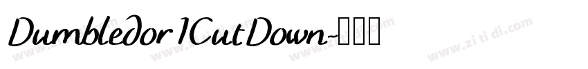 Dumbledor1CutDown字体转换