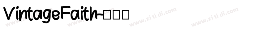 VintageFaith字体转换