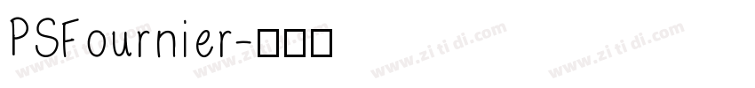 PSFournier字体转换