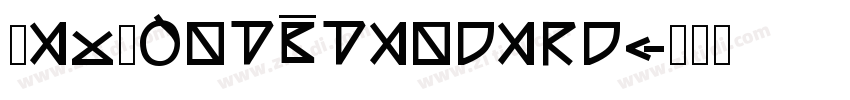 FaxfontStandard字体转换