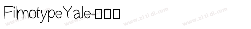 FilmotypeYale字体转换