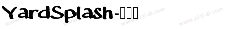 YardSplash字体转换