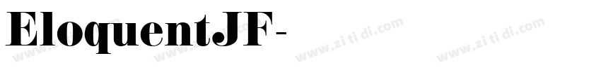 EloquentJF字体转换