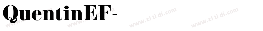 QuentinEF字体转换