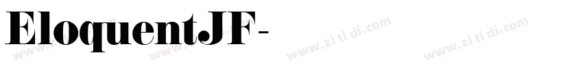 EloquentJF字体转换