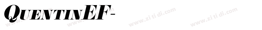 QuentinEF字体转换