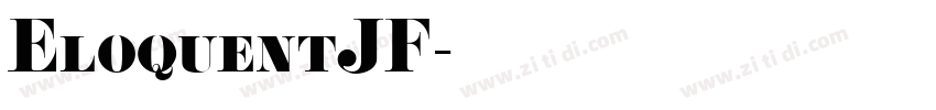 EloquentJF字体转换