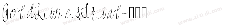 GoldLinesTrial字体转换