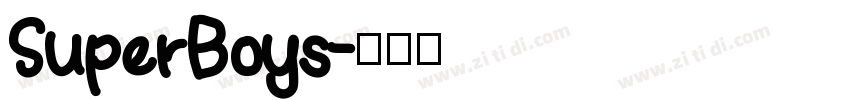 SuperBoys字体转换