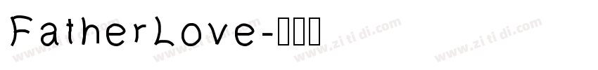 FatherLove字体转换