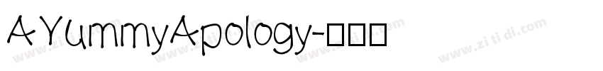 AYummyApology字体转换