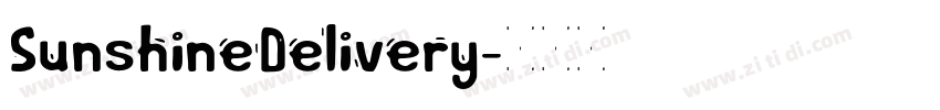 SunshineDelivery字体转换