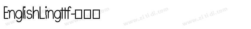 EnglishLingttf字体转换