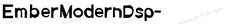 EmberModernDsp字体转换