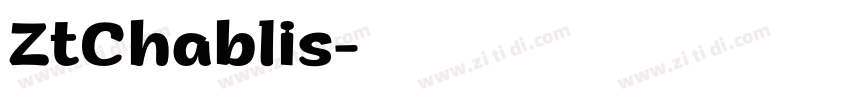 ZtChablis字体转换