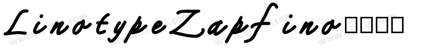 LinotypeZapfino字体转换
