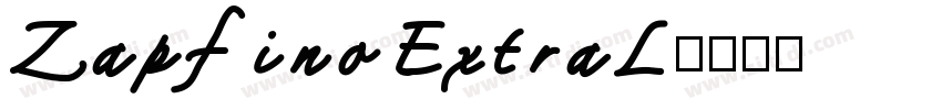 ZapfinoExtraL字体转换